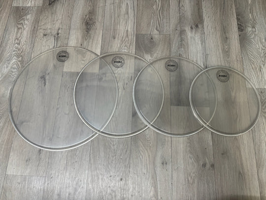 TAMA Hazy 200 Tom Drum Heads Skins Set Of 4 #WF156