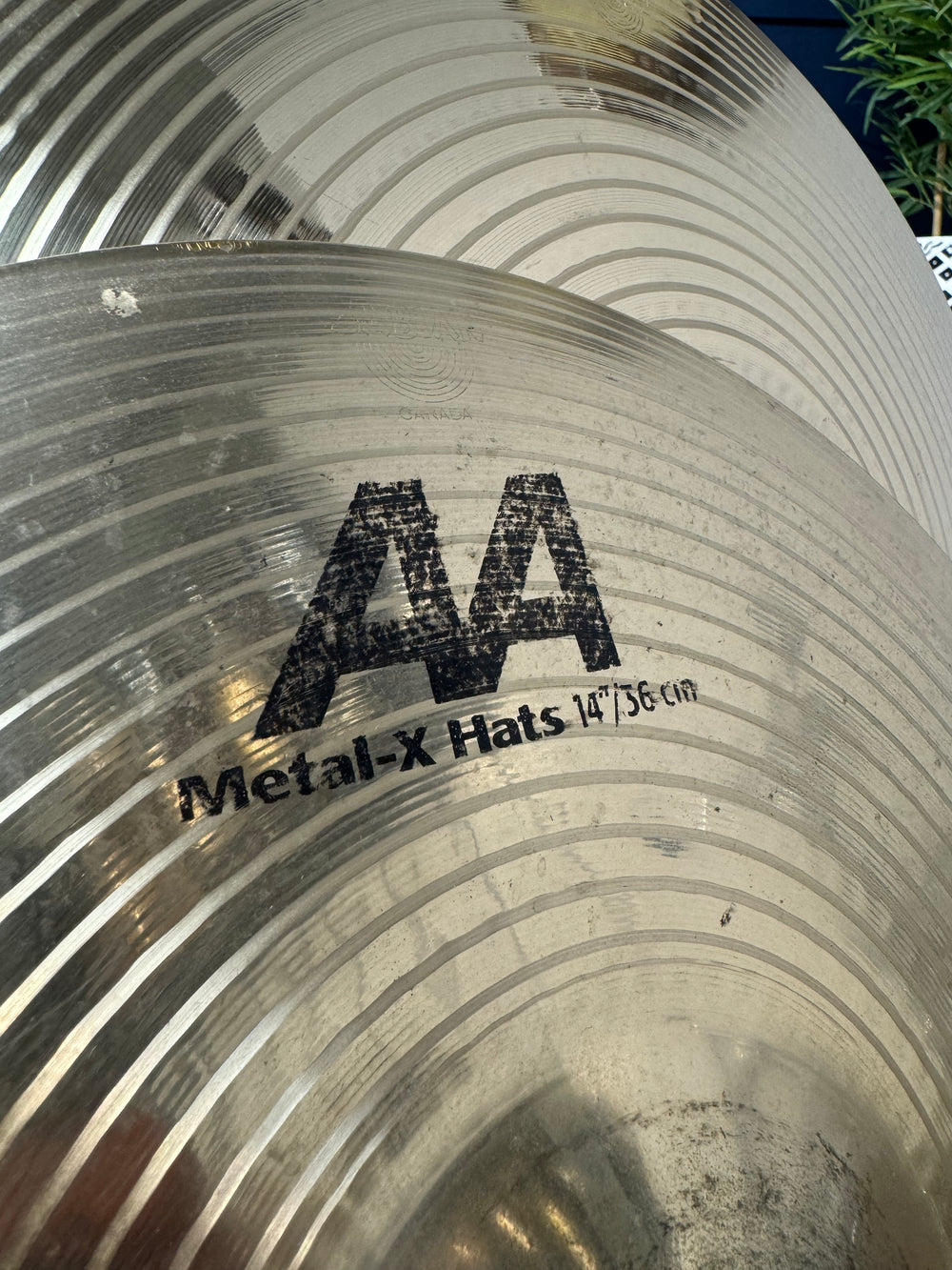 Sabian AA Metal-X Hats 14”/36cm Hi Hat Cymbals (Pair) #NZ68