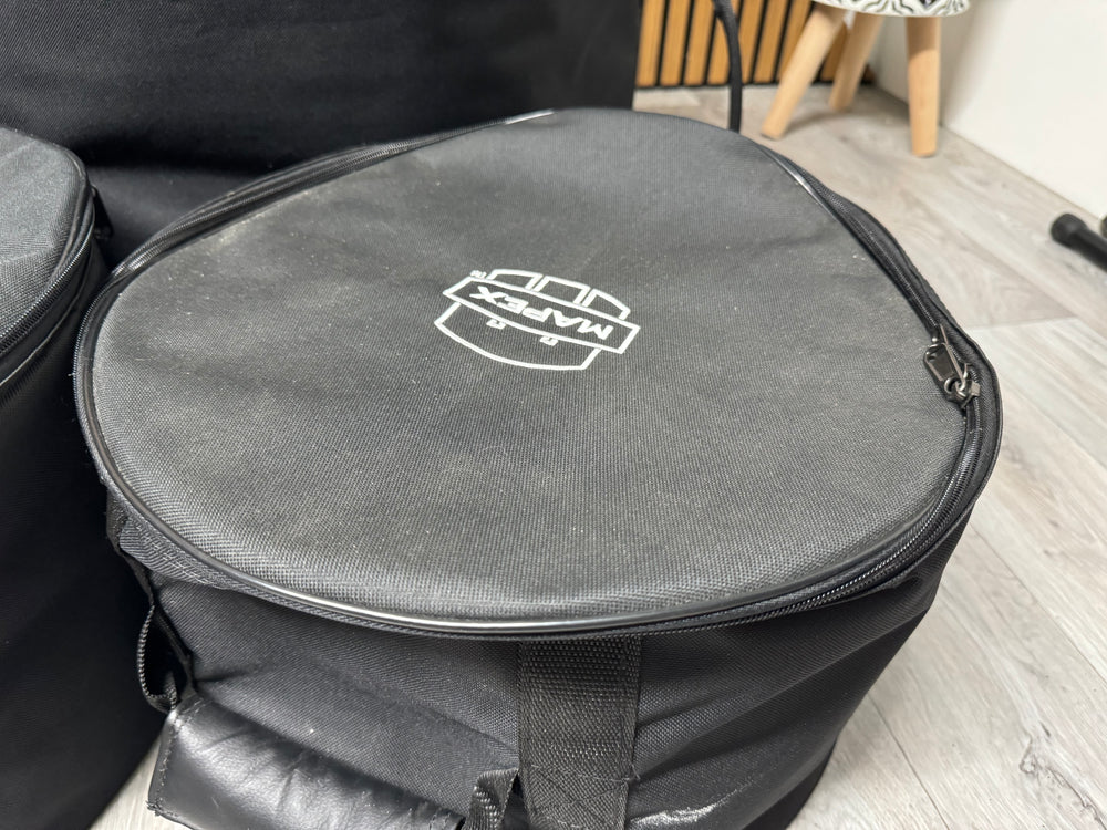 Mapex Drum Case Set x5 / 22" 16" 13" 12" 14" / Lined Padded Soft Cases #VE1