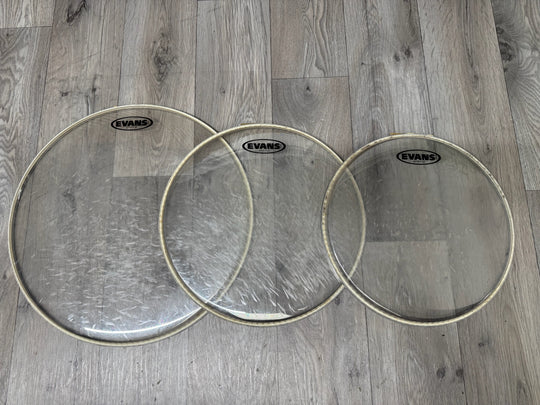EVANS Genera G2 Tom Drum Heads Skins Set Of 3 #WF157