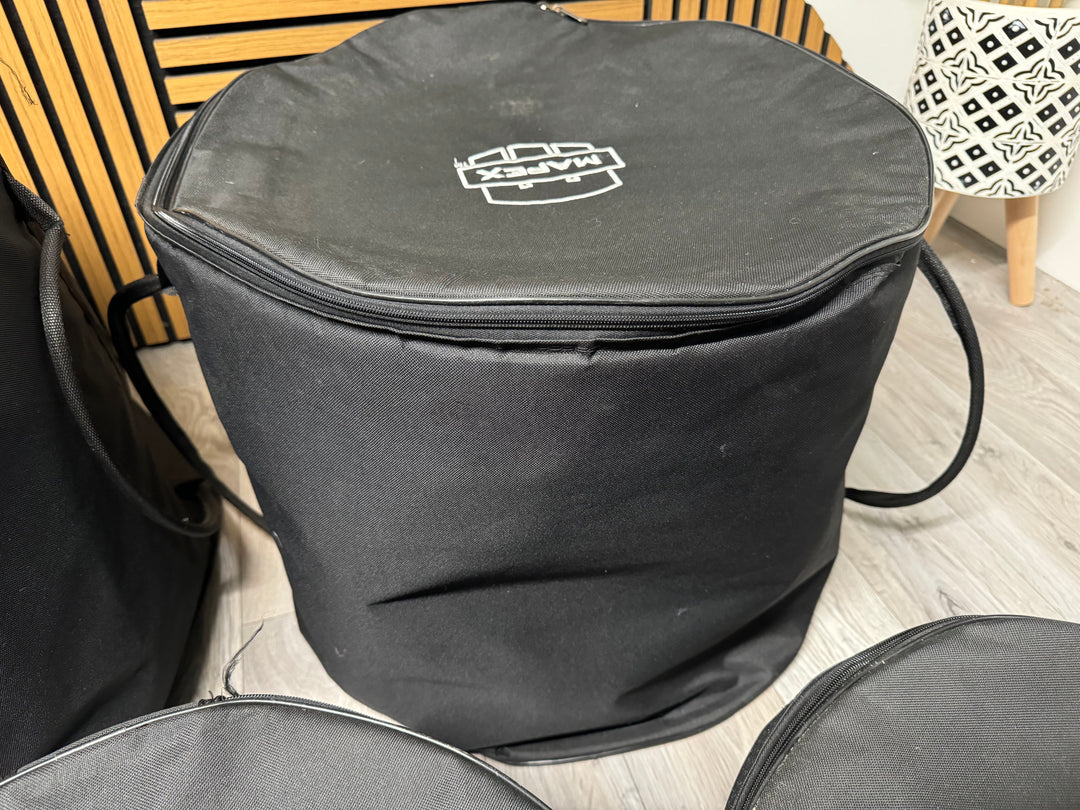 Mapex Drum Case Set x5 / 22" 16" 13" 12" 14" / Lined Padded Soft Cases #VE1