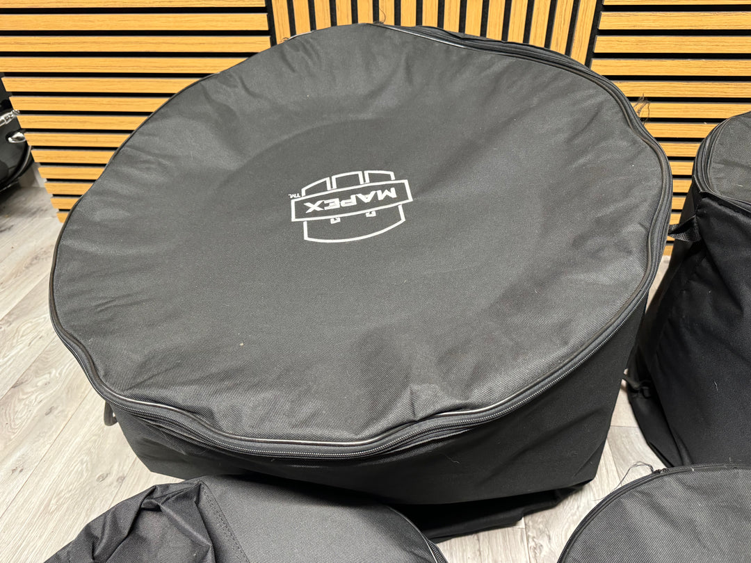 Mapex Drum Case Set x5 / 22" 16" 13" 12" 14" / Lined Padded Soft Cases #VE1