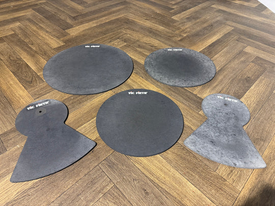 Vic Firth Tom Drum Silencer Pad Set / Practice Pads x5 / Accessory #NE9