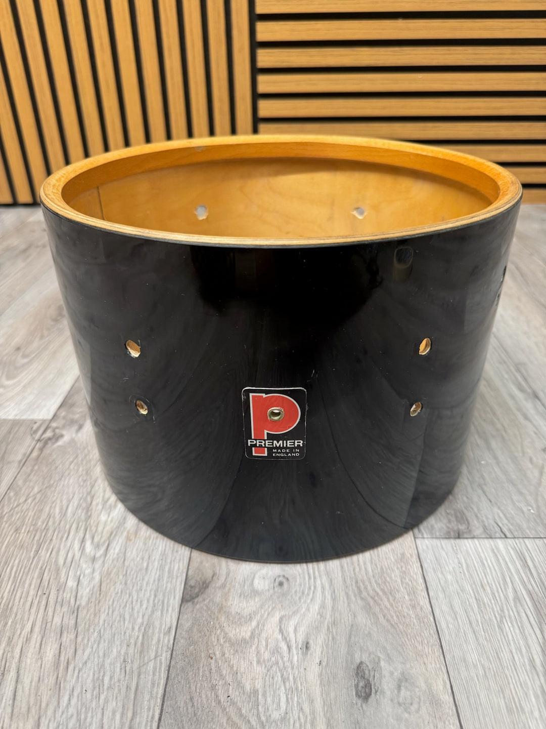 Vintage Premier Pre-International 12”x8” Tom Drum Shell Bare Wood #OM11