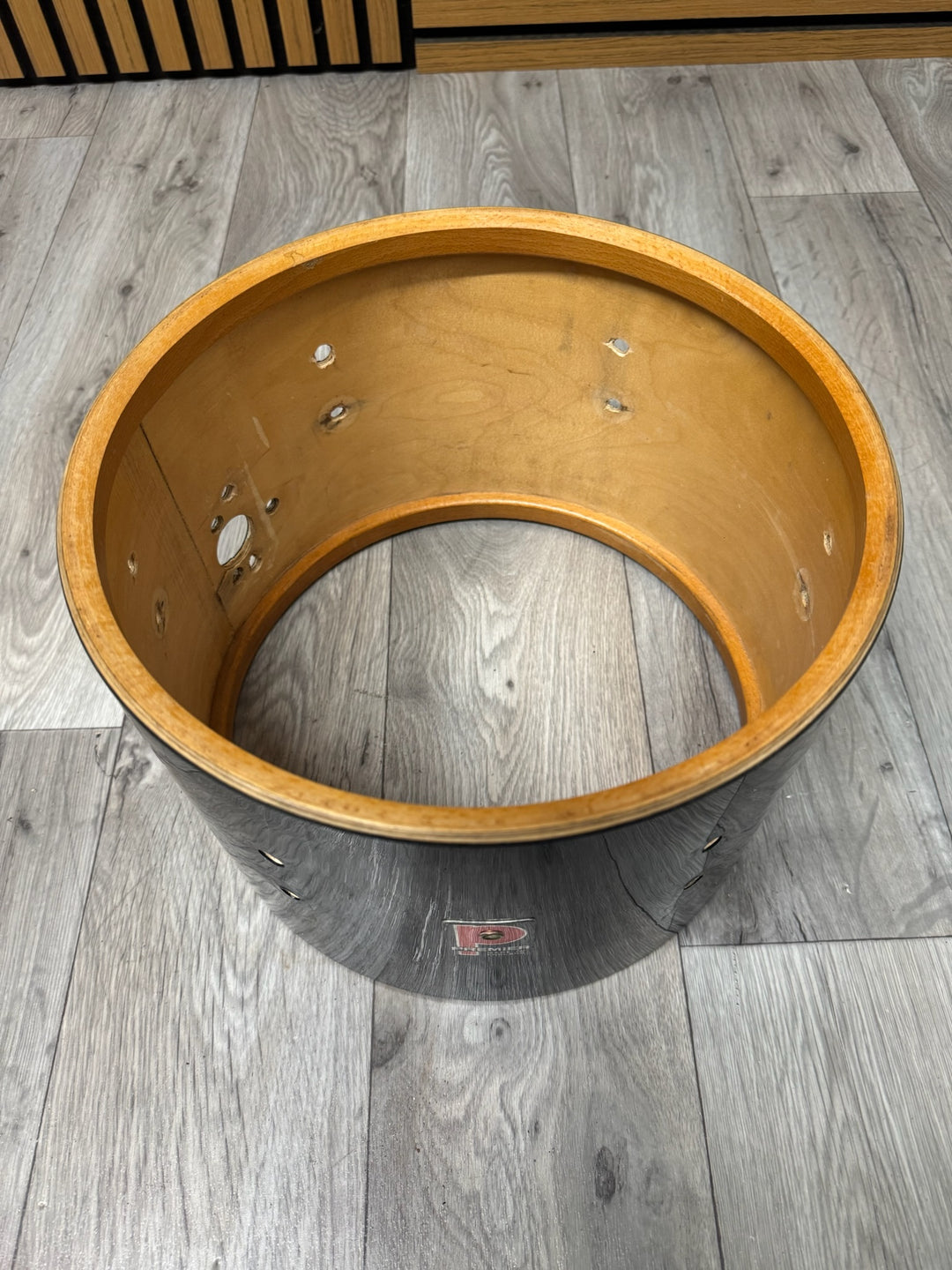 Vintage Premier Pre-International 12”x8” Tom Drum Shell Bare Wood #OM11