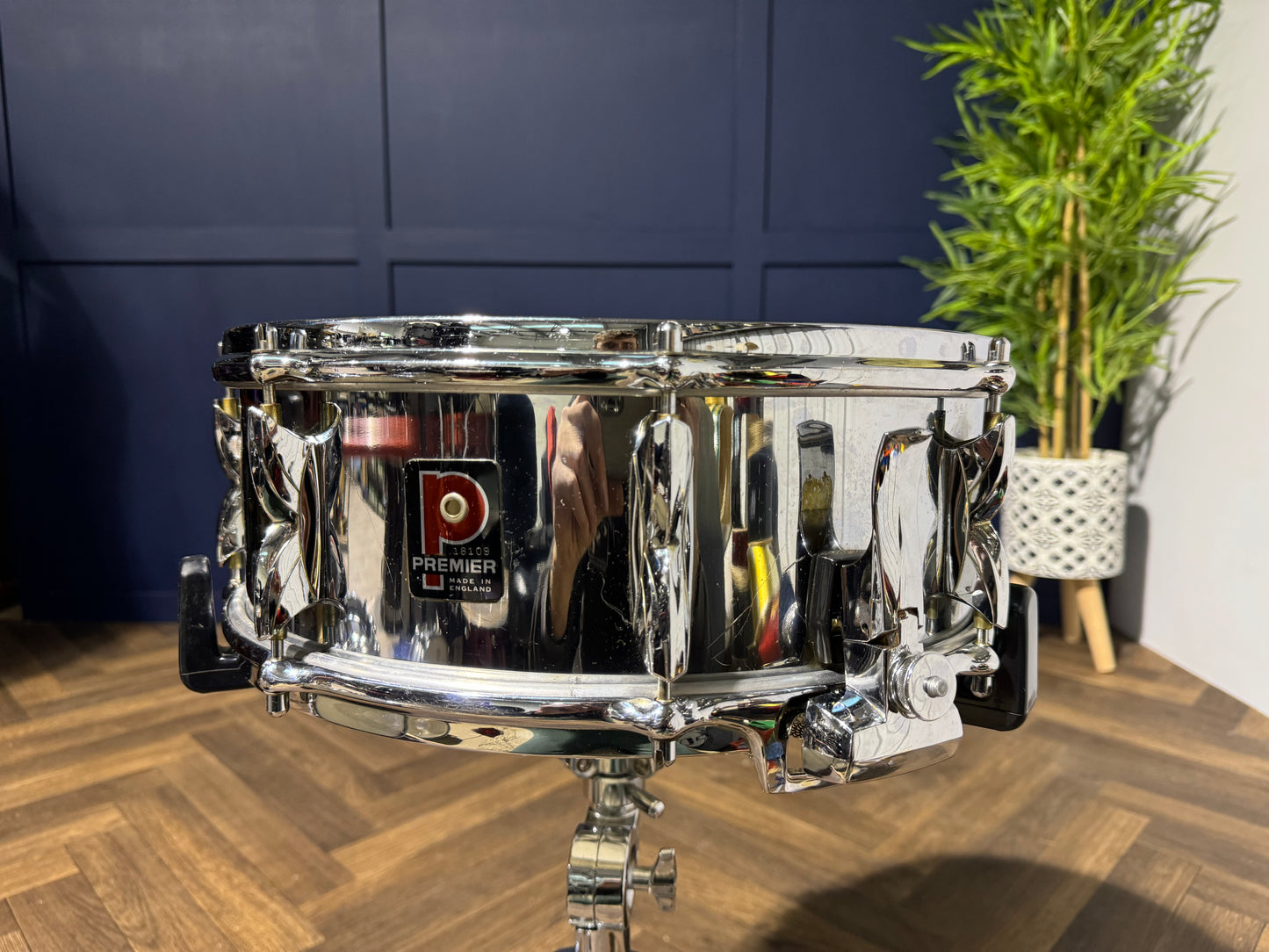 Premier 2000 14'' Snare Drum / Chrome on Aluminium / 8-Lug #MP77