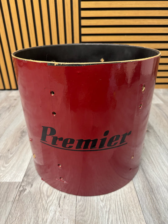 Vintage Premier 13”x12” Tom Drum Shell Bare Wood #OM12