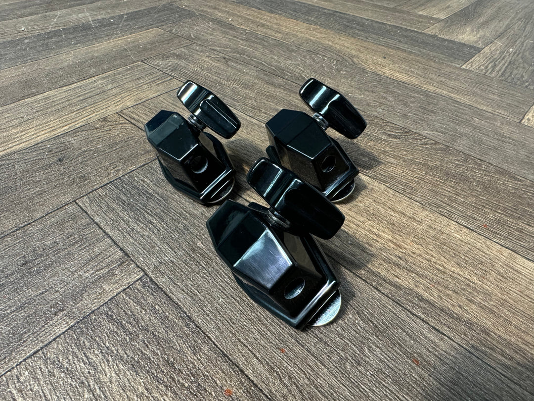 Pearl Floor Tom Drum Leg Holders Black Hardware Mounts x3 #NZ73