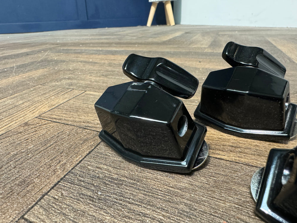 Pearl Floor Tom Drum Leg Holders Black Hardware Mounts x3 #NZ73