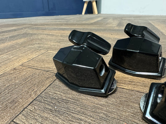 Pearl Floor Tom Drum Leg Holders Black Hardware Mounts x3 #NZ73