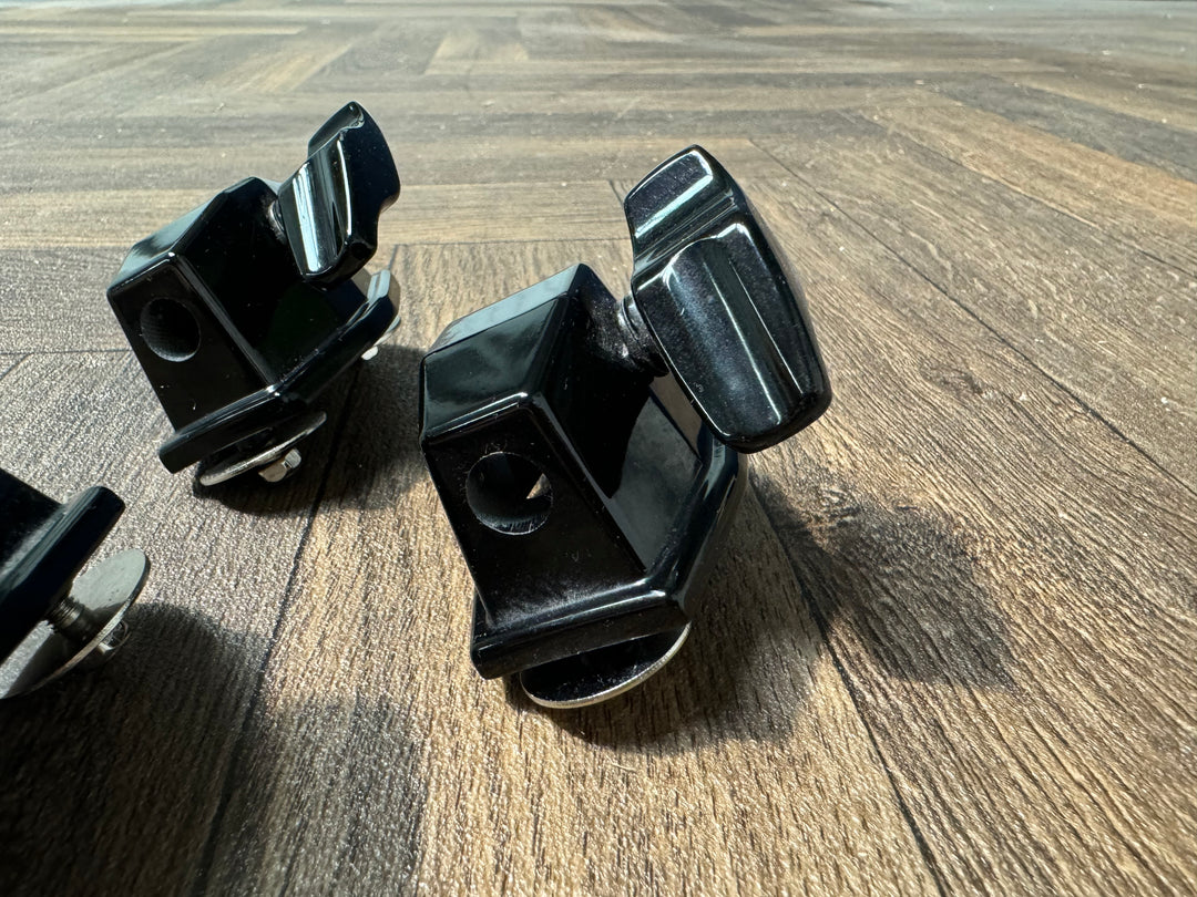 Pearl Floor Tom Drum Leg Holders Black Hardware Mounts x3 #NZ73