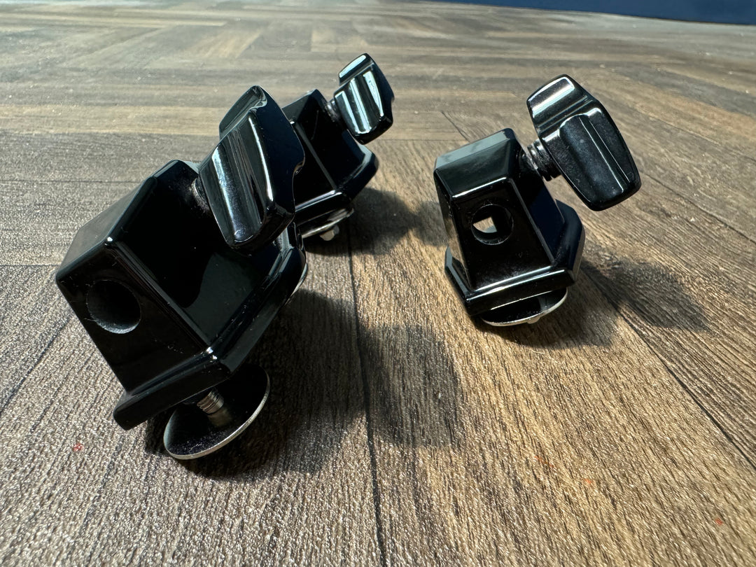 Pearl Floor Tom Drum Leg Holders Black Hardware Mounts x3 #NZ73