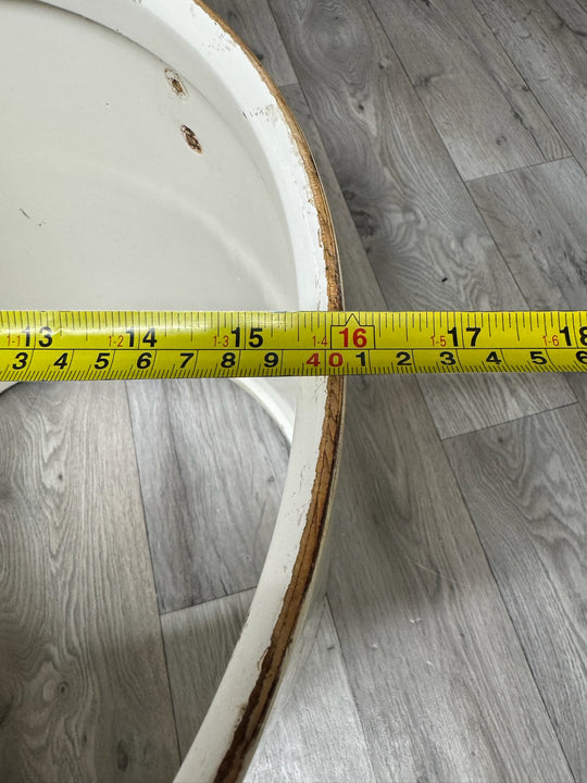 Vintage Beverley 16”x16” Tom Drum Shell Bare Wood #OM14