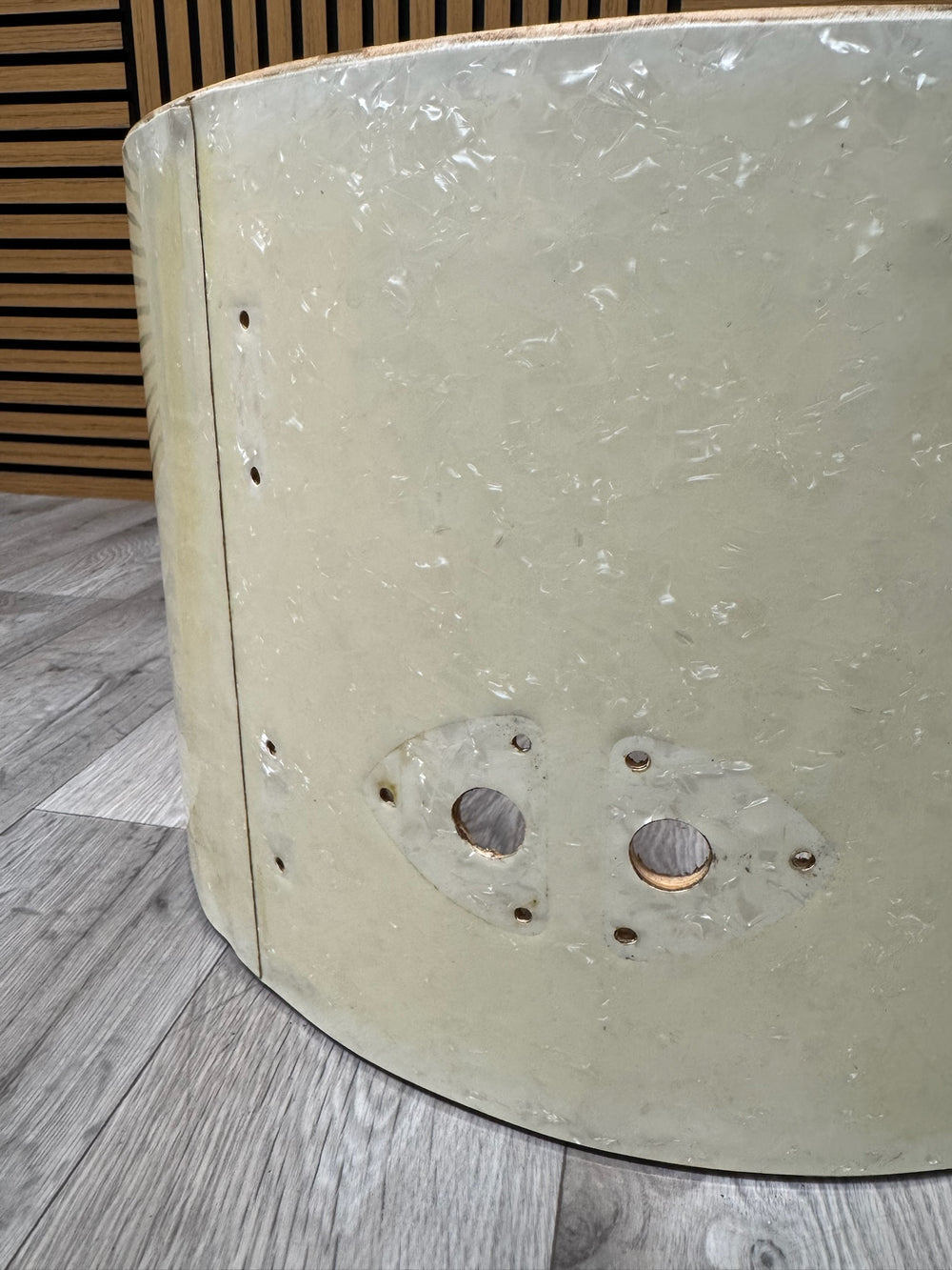 Vintage Beverley Bass Drum Shell 20”x12” Bare Wood Project / Upcycle #OM15