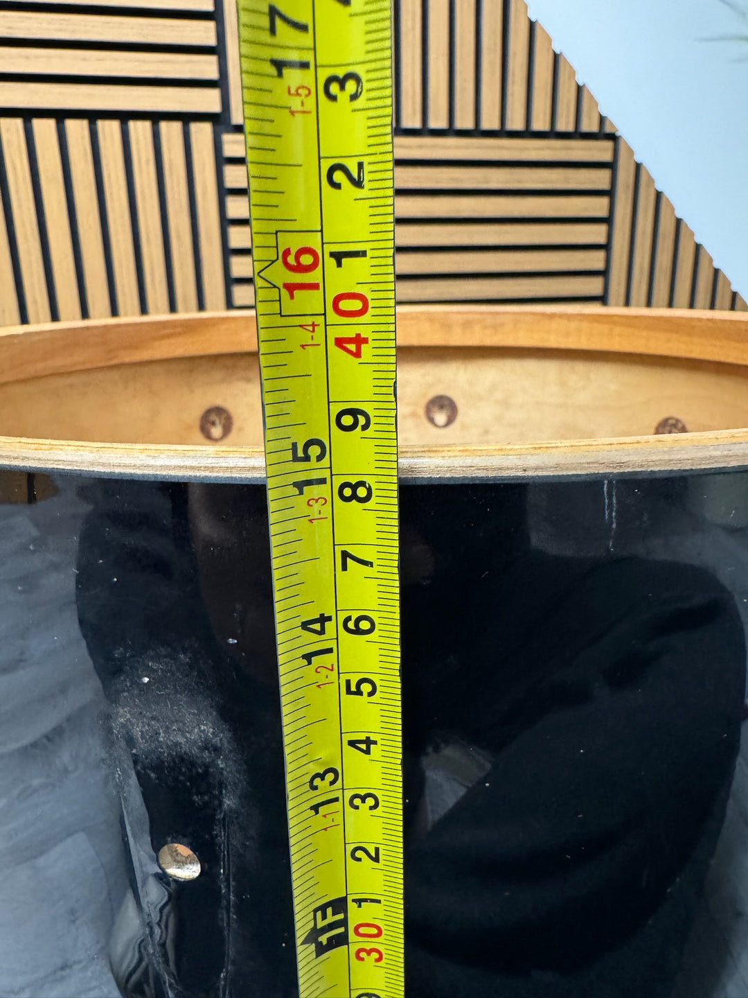 Vintage Premier Elite 16”x15” Tom Drum Shell Bare Wood #OM17