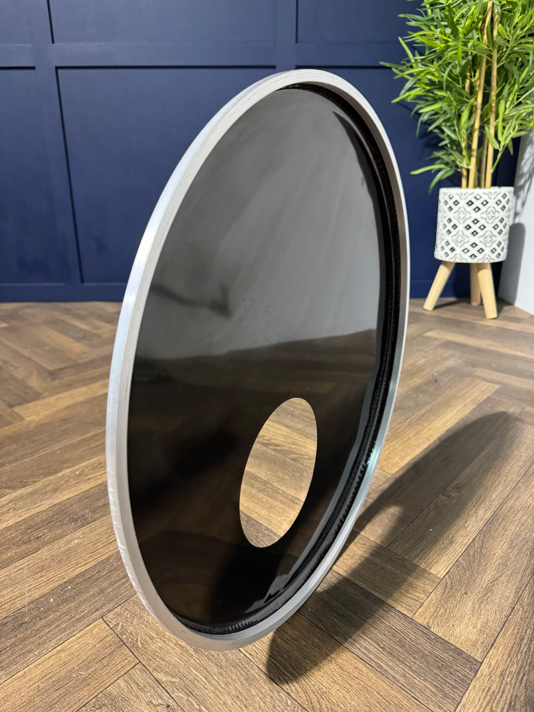 Natal Bass 20" Drum Heads (Pair) / Black & Clear #NE15