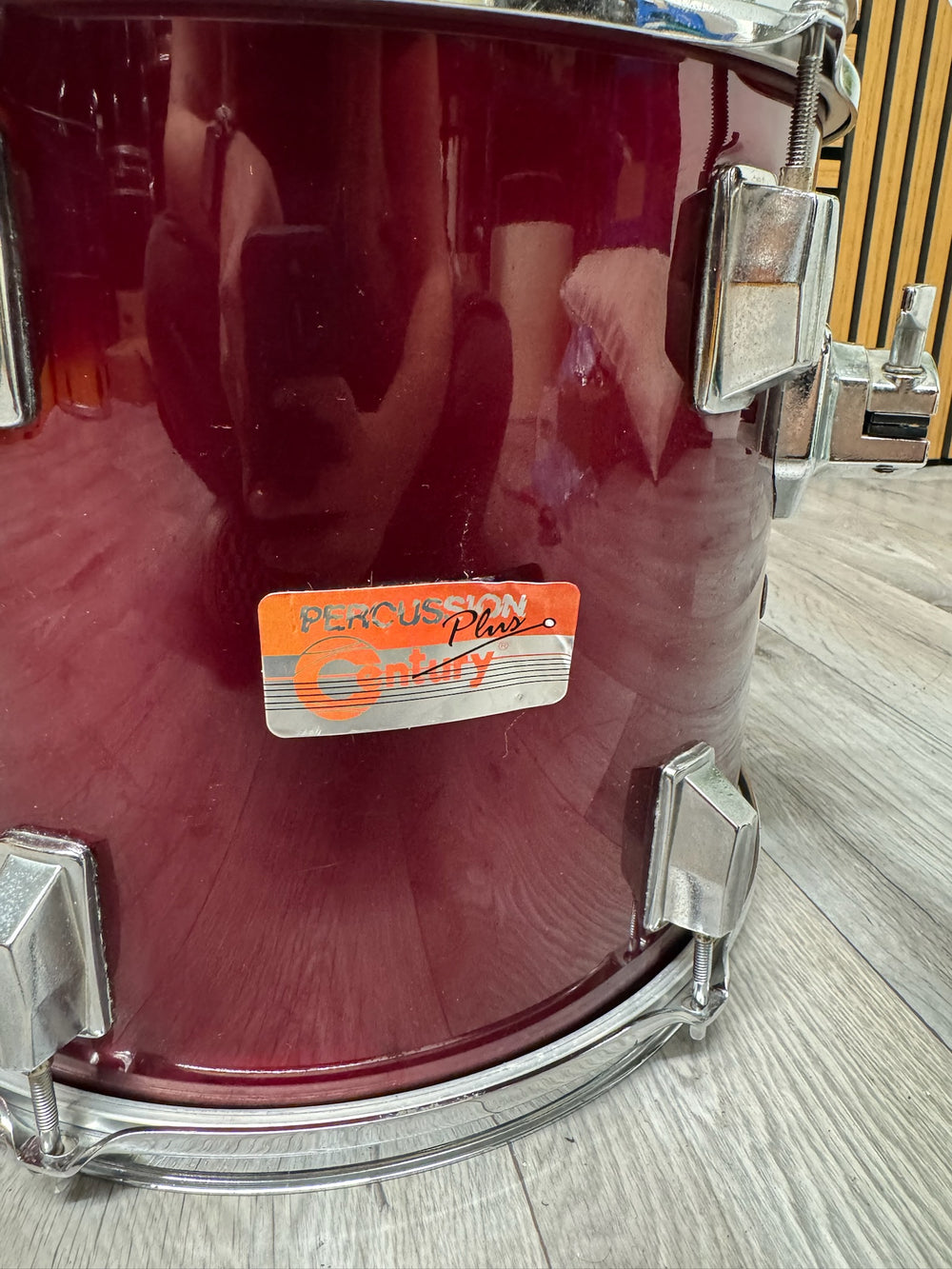 Percussion Plus 13” x 11” Rack Tom Drum / Red #OM18