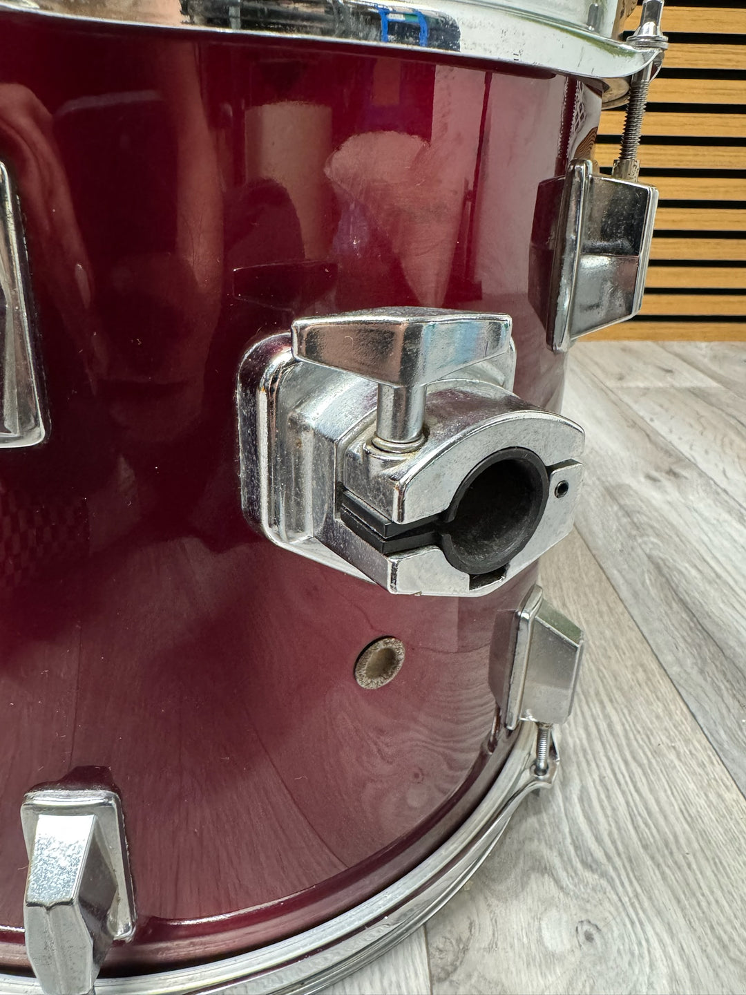 Percussion Plus 13” x 11” Rack Tom Drum / Red #OM18