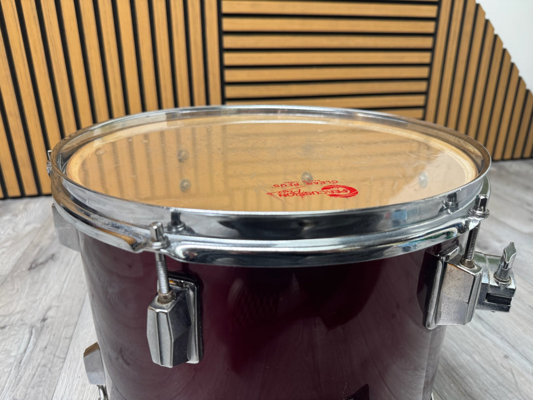 Percussion Plus 13” x 11” Rack Tom Drum / Red #OM18