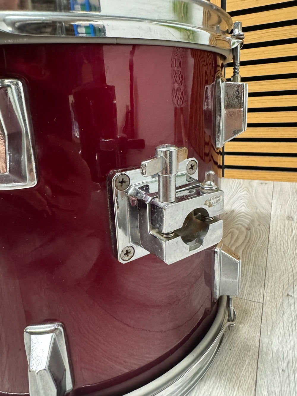Red 13” x 11” Rack Tom Drum #OM19