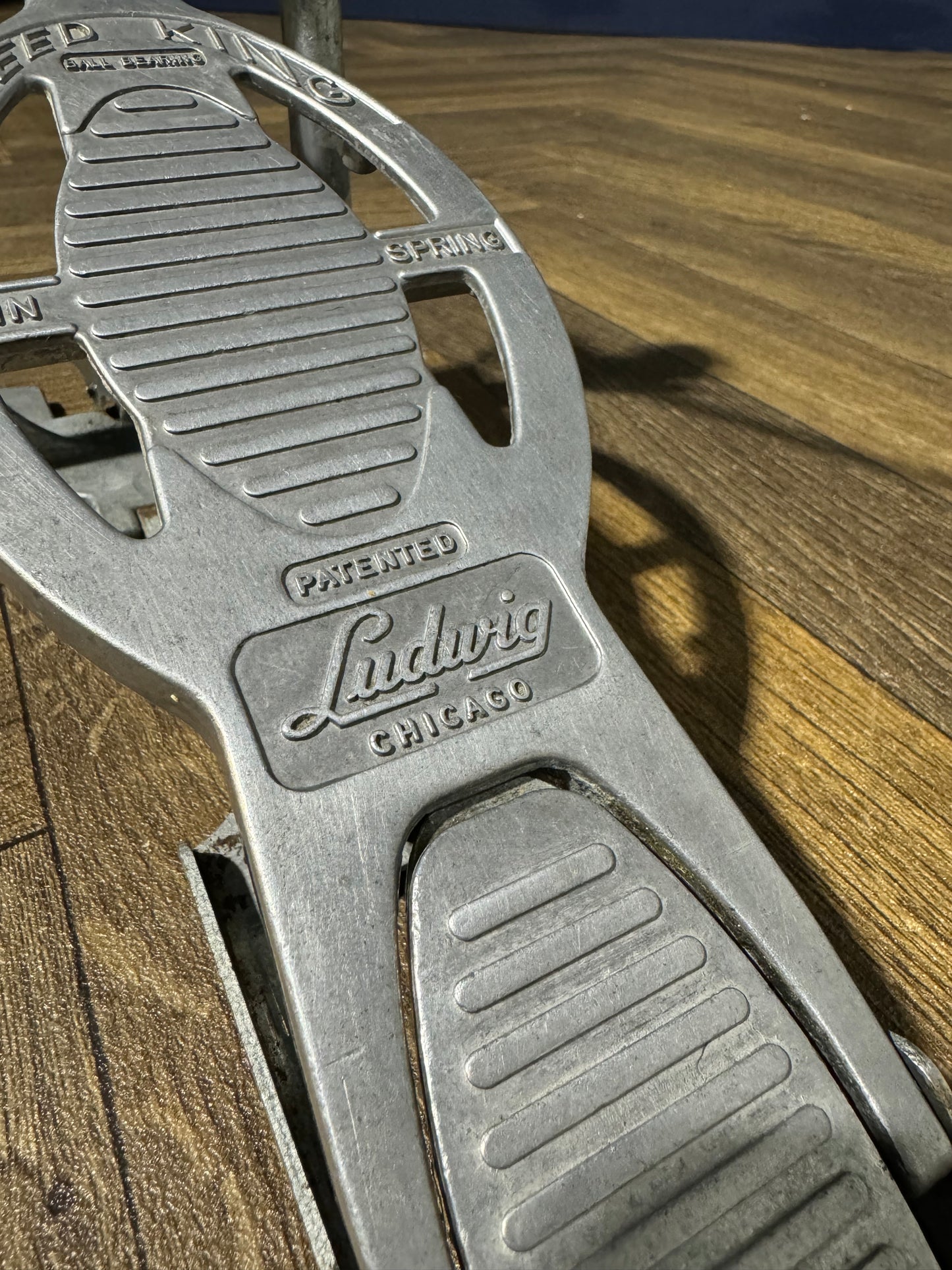 Vintage Ludwig Speed King Single Bass Drum Kick Pedal / Hardware #MP84