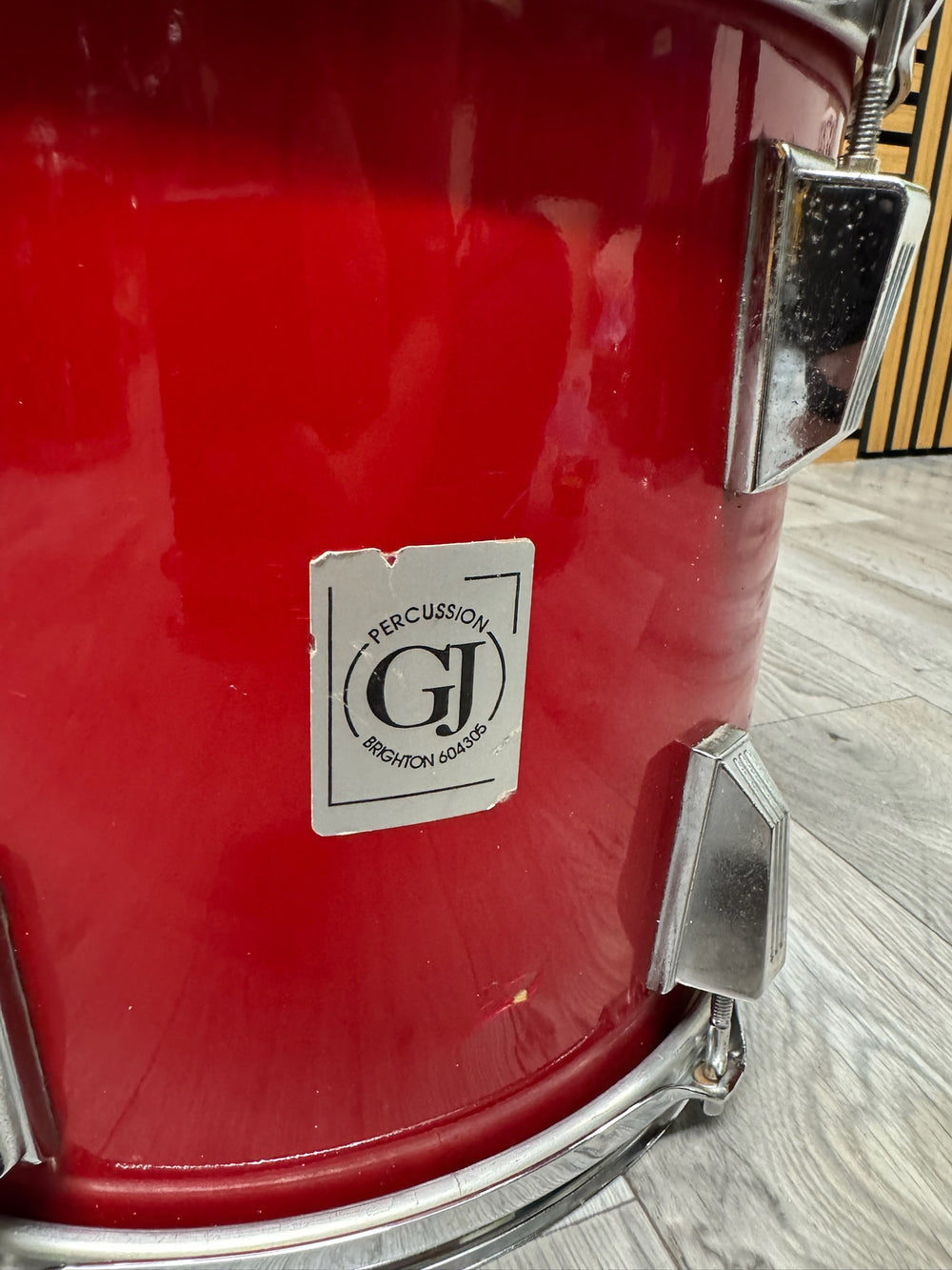 Red 12” x 10” Rack Tom Drum #OM21