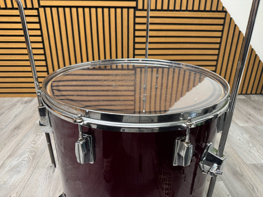 Floor Tom Drum 16” x 16” Drum Inc Legs / Red #OM22