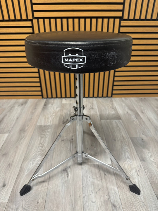 Mapex T400 Drum Stool Throne / Height Adjustable / Drum Hardware #OM122