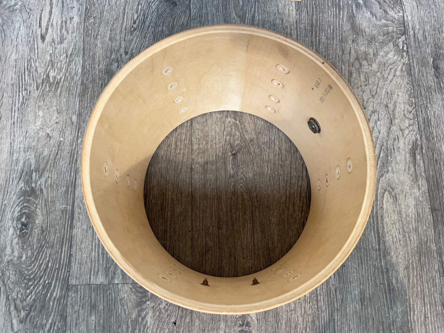 PDP Pacific FS Tom Drum Shell 10”x8” Bare Wood Project #IW20