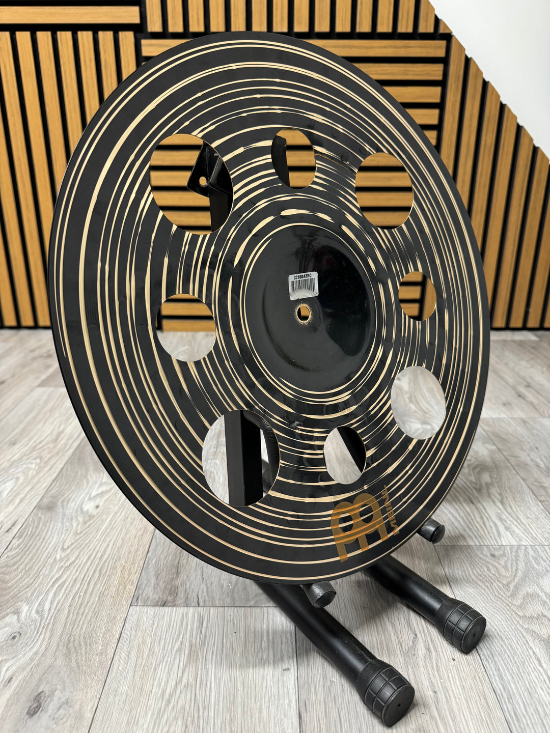 Meinl Classics Custom Dark Trash 16”/40cm Crash Cymbal *Cracked* #VE39