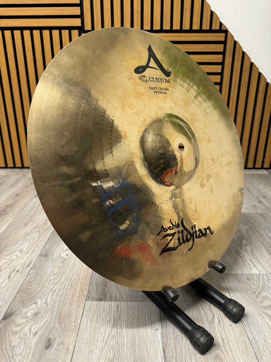 Zildjian A Custom Fast Crash Cymbal 18”/45cm / Drum Accessory #VE40