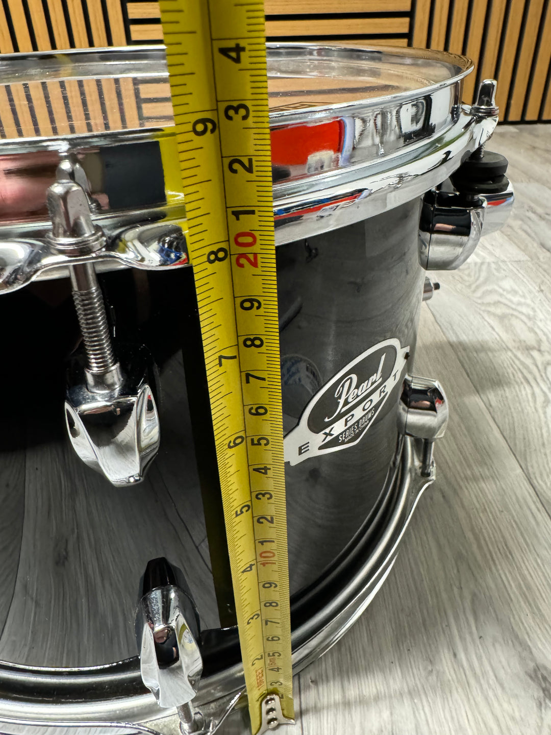 Pearl Export EXX Rack Tom Drum 12” x 8” / Black #VE47