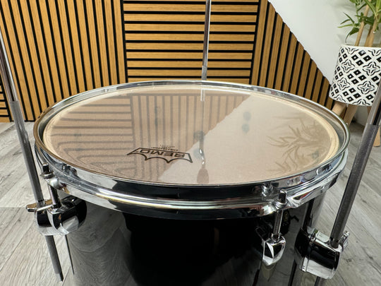 Pearl Export EXX Floor Tom Drum 14”x14” with Legs / Black #VE52