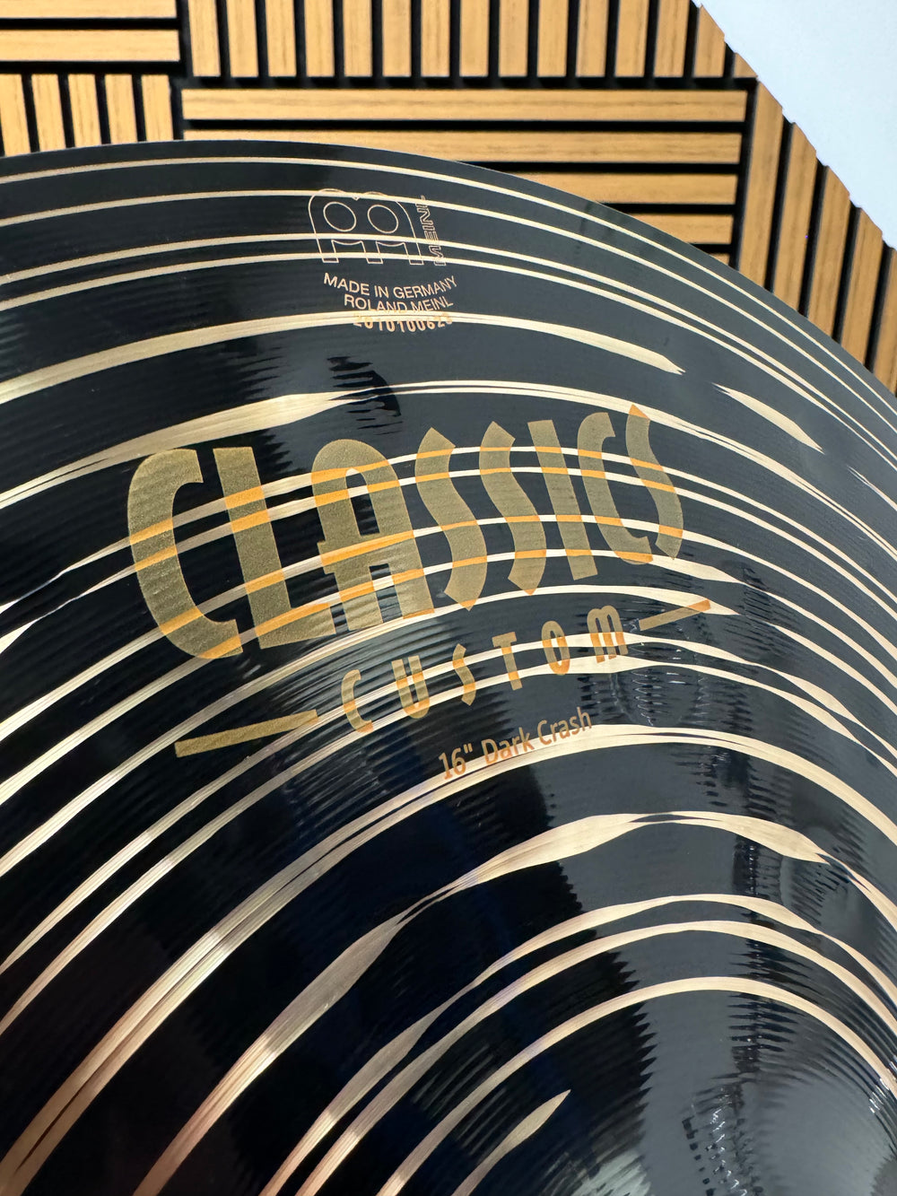 Meinl Classics Custom Dark Crash 16”/40cm Cymbal / Accessory #VF6