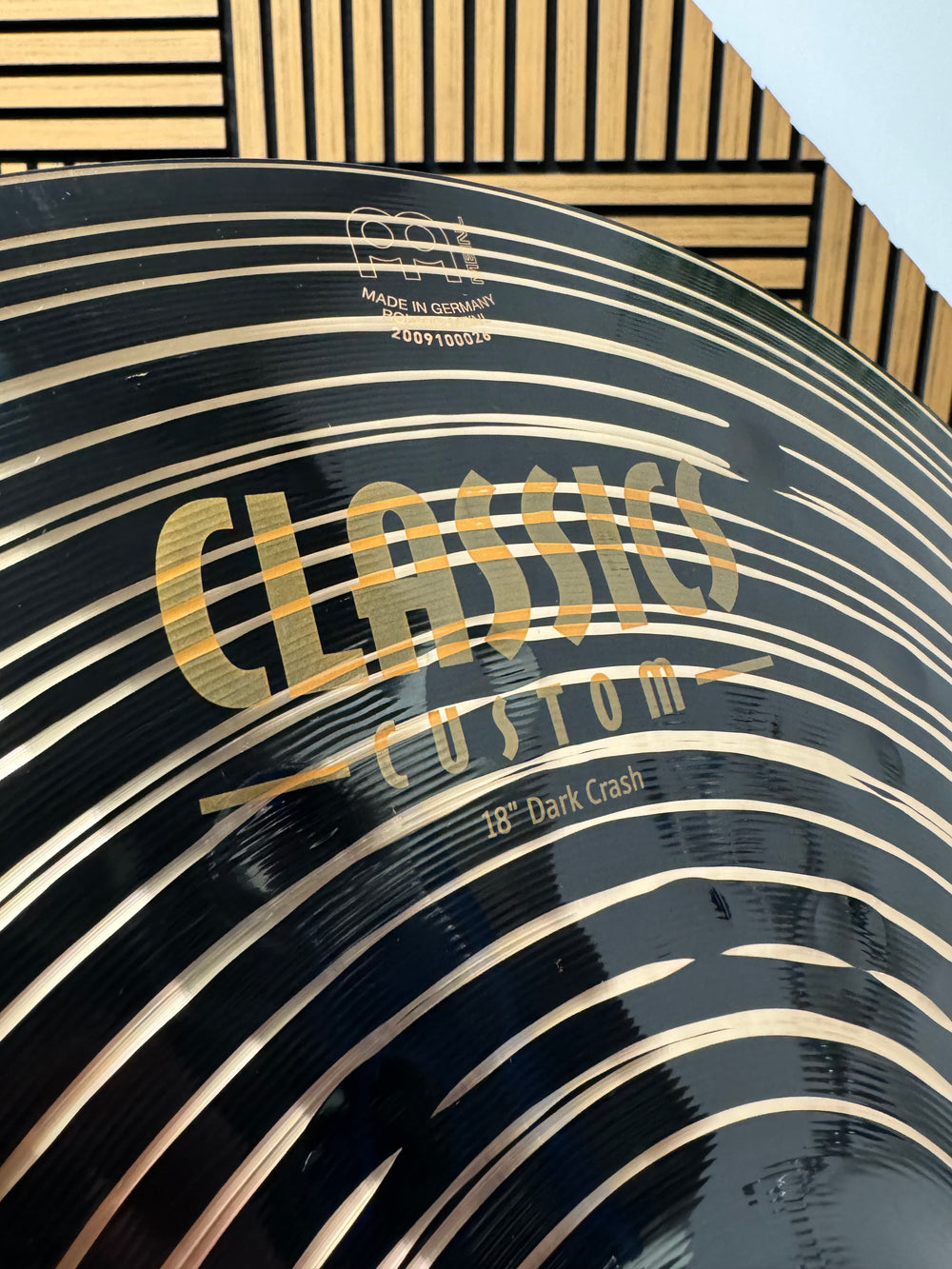 Meinl Classics Custom Dark Crash 18”/45cm Cymbal / Accessory #VF8
