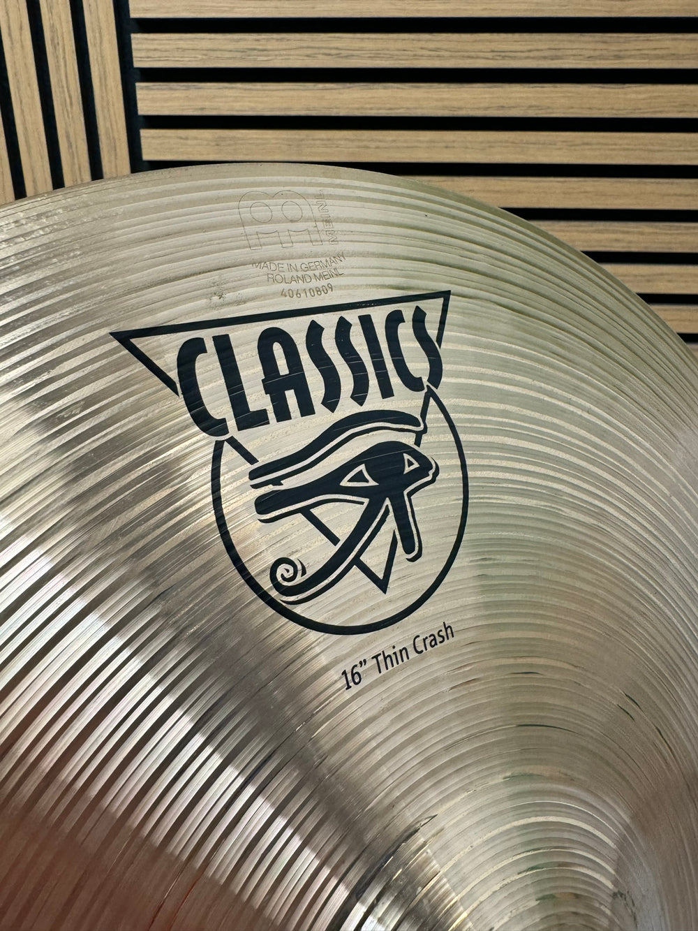 Meinl Classics Thin Crash 16”/40cm Cymbal / Accessory #WA53