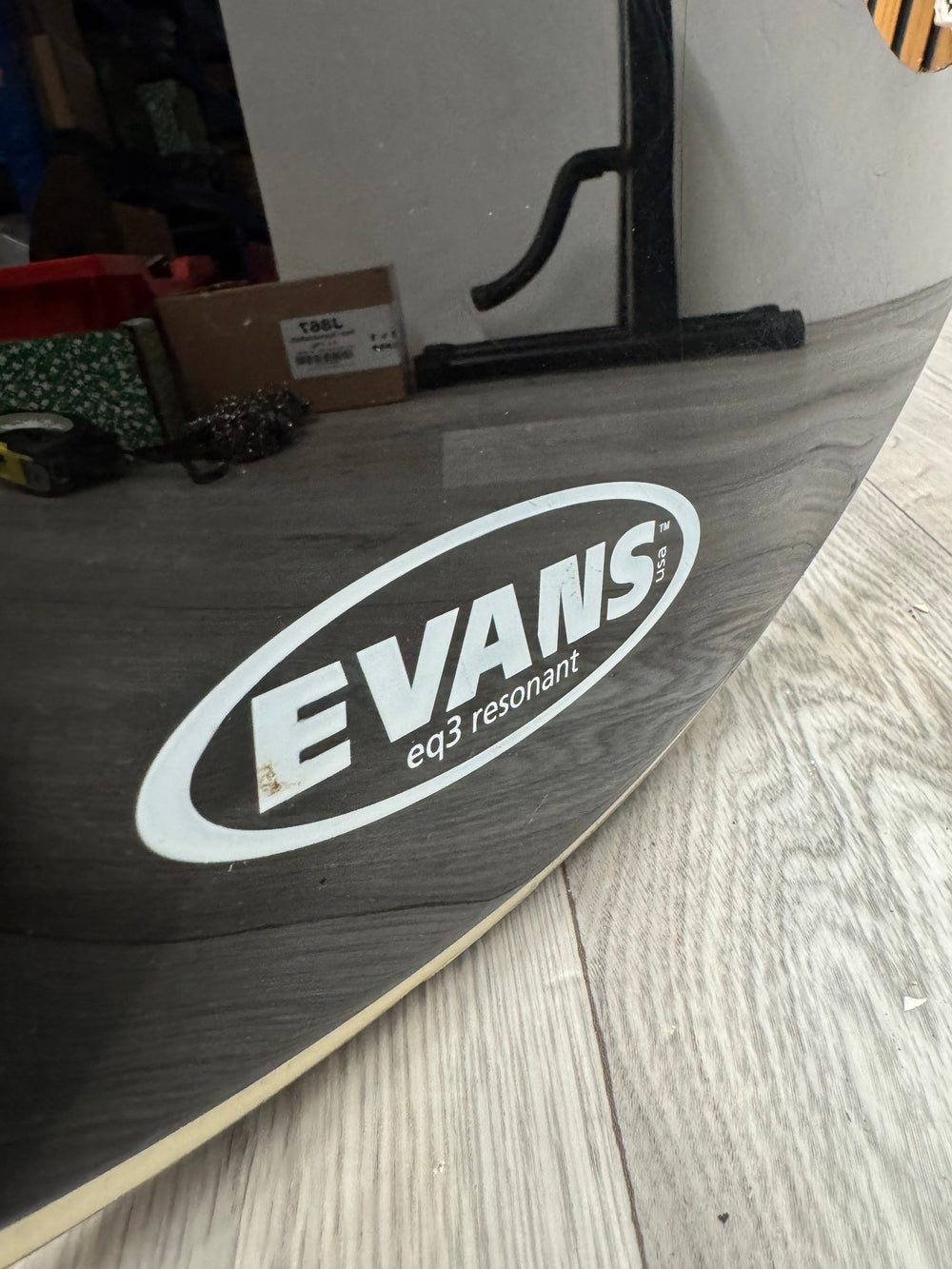 EVANS EQ3 Resonant Bass 20" Drum Head / Black #OM34