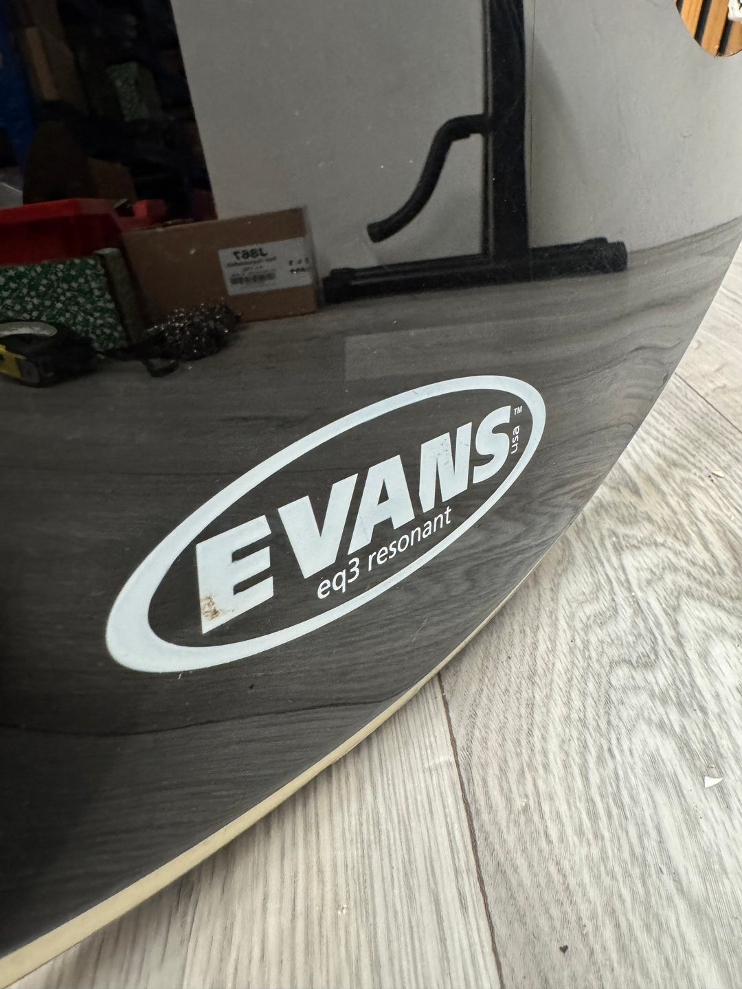 EVANS EQ3 Resonant Bass 20" Drum Head / Black #OM34