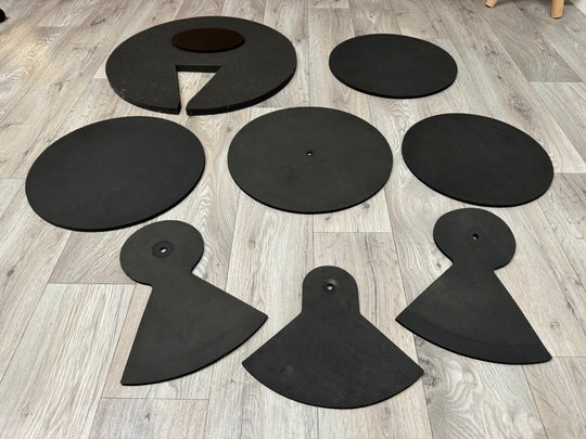 Foam Drum Silencer Pad Set / Practice Pads x8 / Accessory #OM36