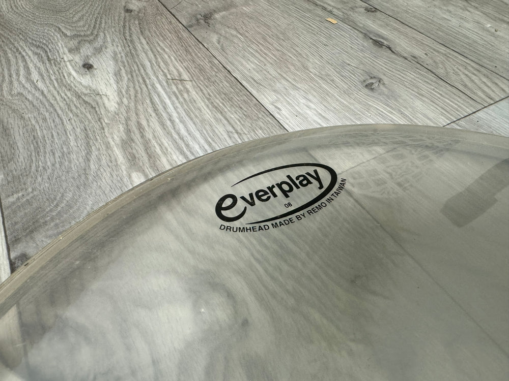 Everplay Clear Tom Drum Heads Set Of 3 / 18" 16" 13" #WA56