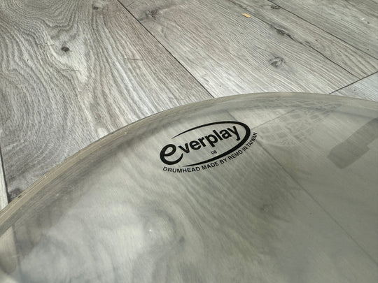 Everplay Clear Tom Drum Heads Set Of 3 / 18" 16" 13" #WA56