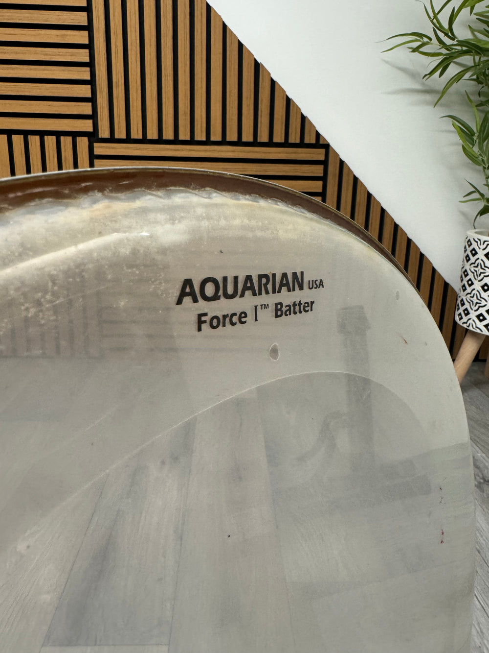 Aqaurian Force 1 Batter Bass 20" Drum Head / Clear #OM40