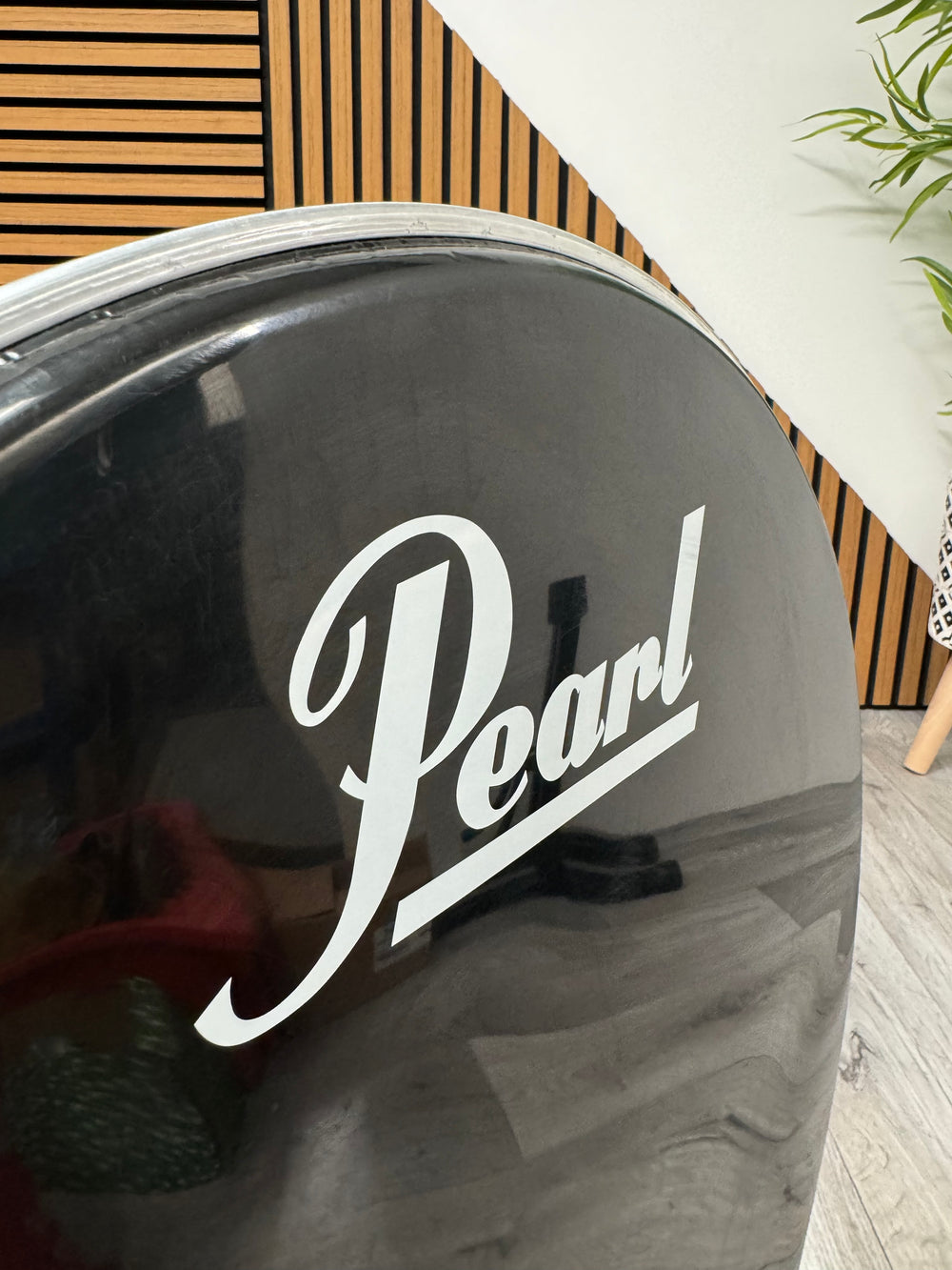 Pearl Resonant Bass 22" Drum Head / Black #OM41