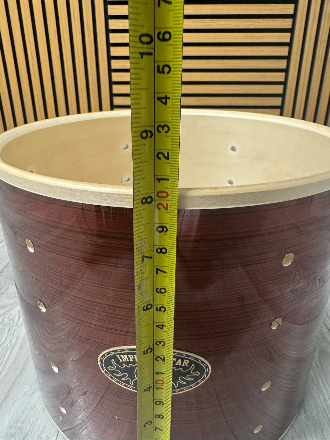 TAMA Silverstar Tom Drum Shell 10”x8” Bare Wood Project #OI51