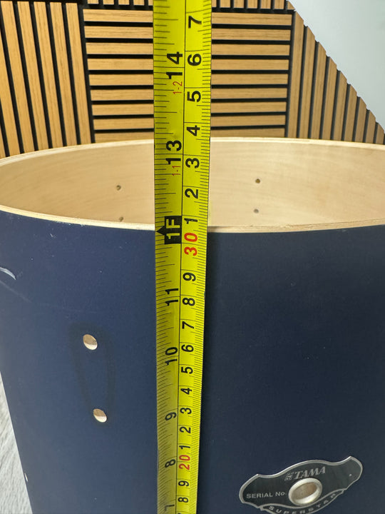 TAMA Superstar Hyperdrive Tom Drum Shell 14”x12” Bare Wood Project #JS53