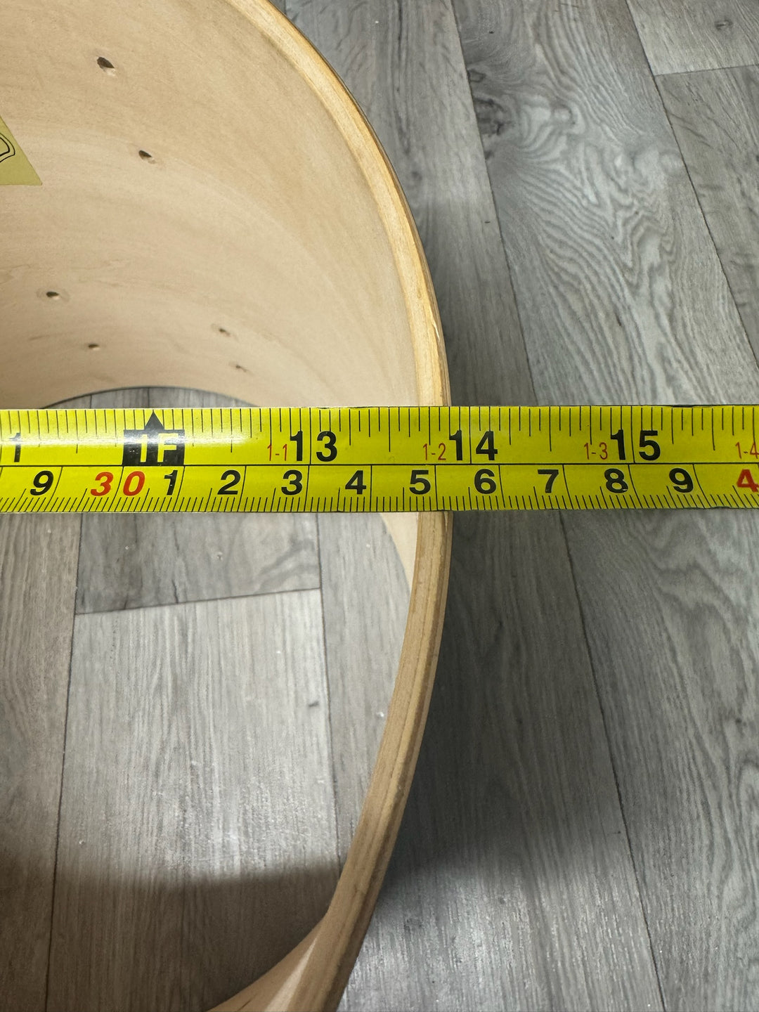 TAMA Superstar Hyperdrive Tom Drum Shell 14”x12” Bare Wood Project #JS53