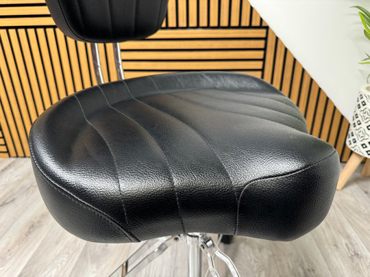 Pearl Roadster Drum Stool Throne with Backrest / Height Adjustable / Hardware #VF28