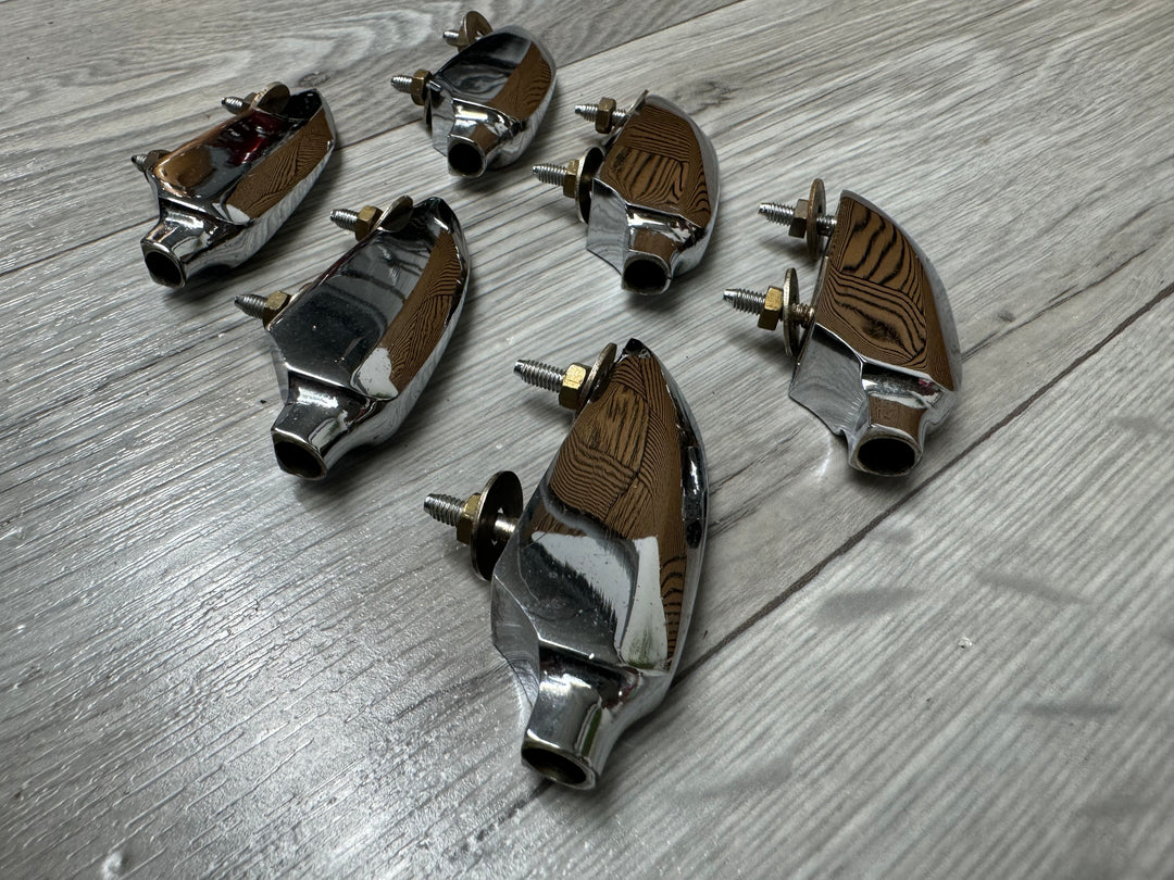 Vintage SONOR Teardrop Tom Drum Spares Lugs Hardware Set Of 6 #OM54