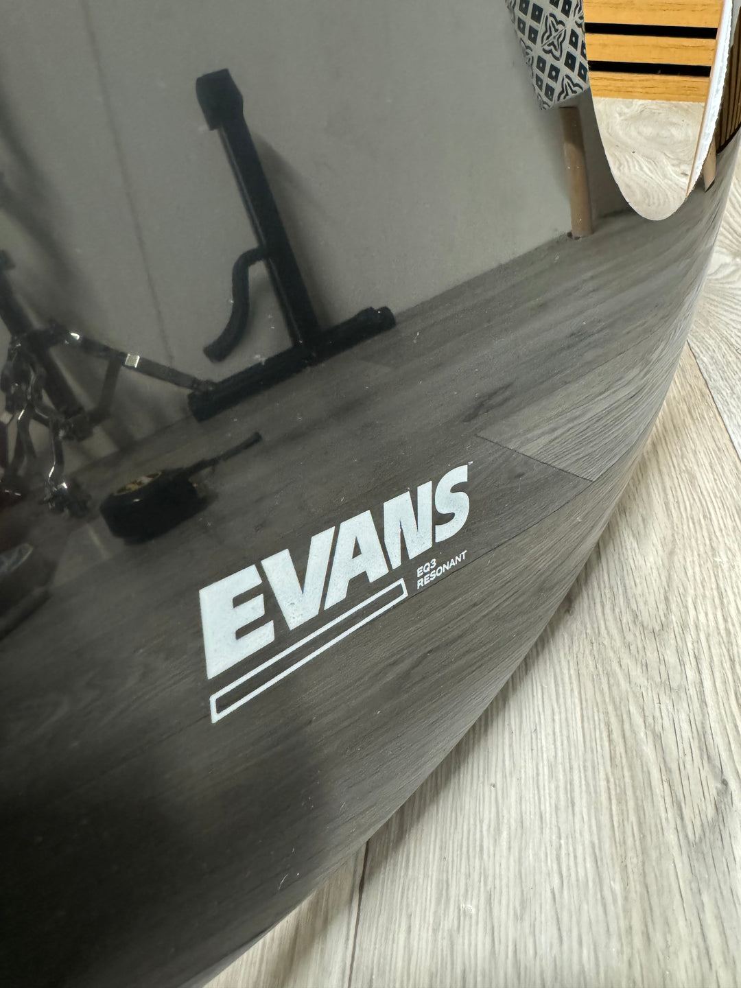 EVANS EQ3 Resonant Bass 22" Drum Head / Black #VF36