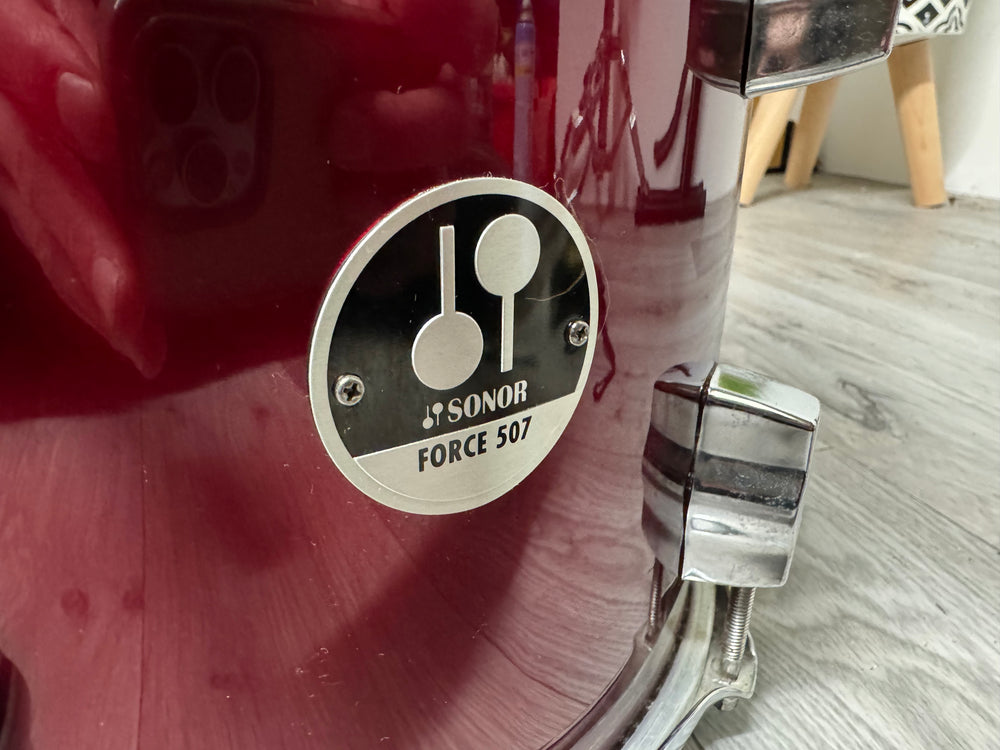 SONOR Force 507 Rack Tom Drum 12” x 9” / Red #VF38